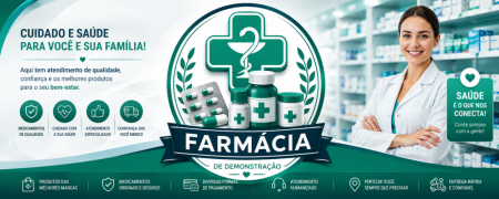 Capa Farmácia  - Demonstração By BalcãoZap
